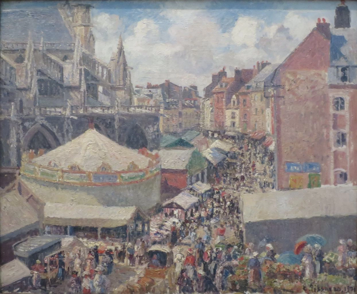 La fiera di Dieppe, mattina soleggiata - Hermitage, San Pietroburgo